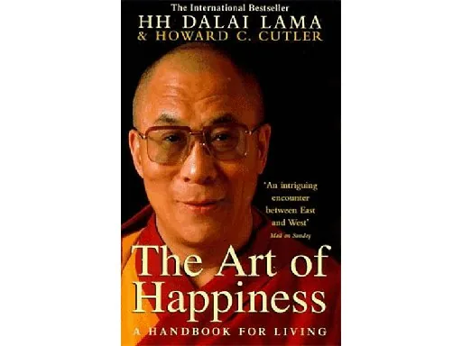 The Art of Happiness by Dalai Lama and Howard Cutler book cover
