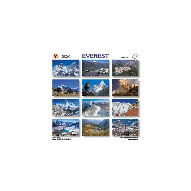 Everest Desktop Calendar 2026 (1.823)