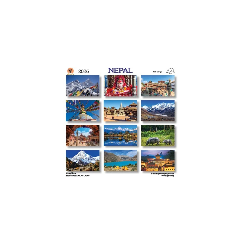 Nepal Desktop Calendar 2026 (3.746)