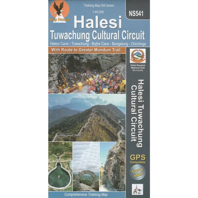 Trekking Map Halesi Tuwachung Cultural Circuit NS541