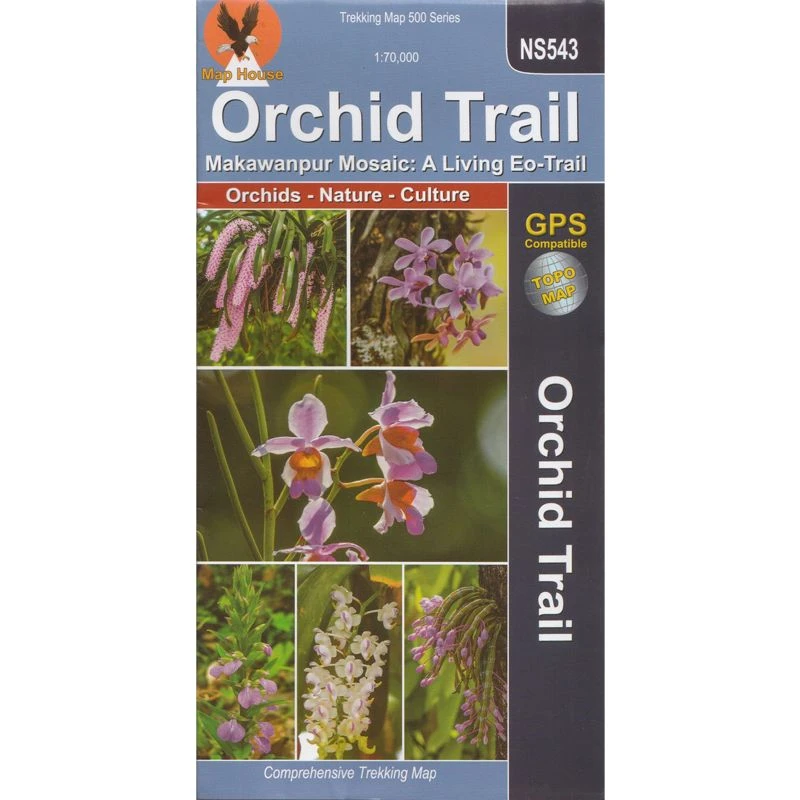 Trekking Map Orchid Trail Makawanpur Mosaic A Living Eo Trail NS543